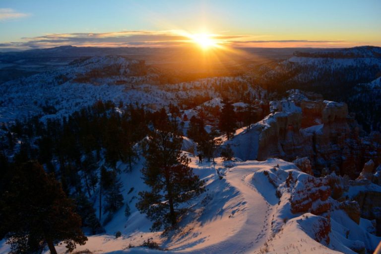 Zonsopgang, Bryce Canyon, Las Vegas, road trip, Amerika, National Park, nationale parken