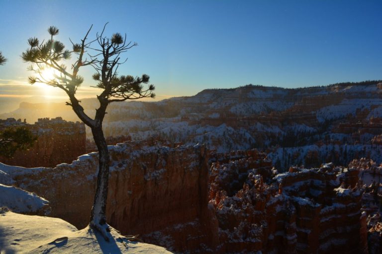 Zonsopgang, Bryce Canyon, Las Vegas, road trip, Amerika, National Park, nationale parken