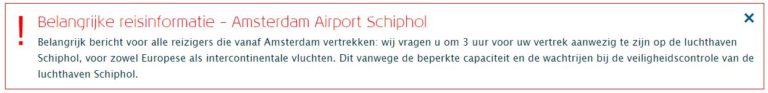 rijen Schiphol