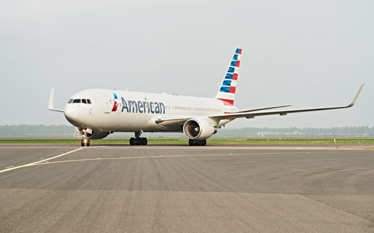 American Airlines 767 Amsterdam Dallas