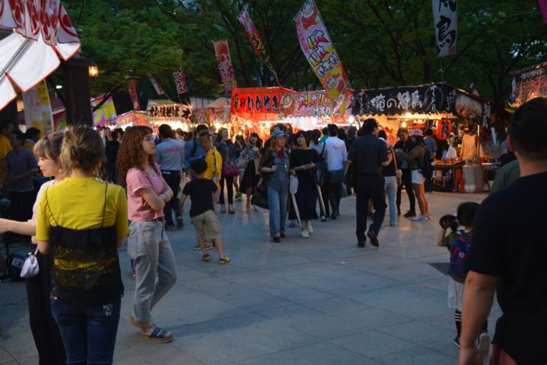 Japan, Fukuoka, Dontaku Festival