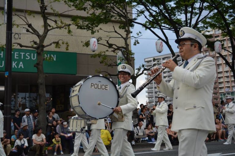 Japan, Fukuoka, Dontaku Festival