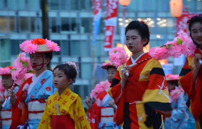 Japan, Fukuoka, Dontaku Festival