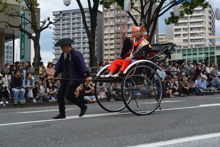 Japan, Fukuoka, Dontaku Festival