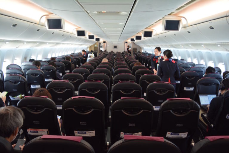 Japan Airlines, Class J, upgrade, economy class, Japan, Tokyo, Fukuoka