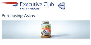 avios kopen 50 procent bonus