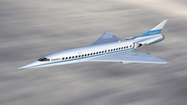 supersonic boom airliner