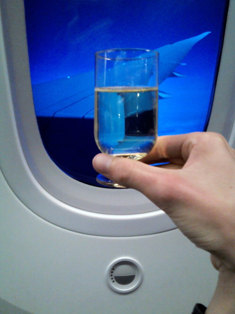 British Airways, Oneworld, World Traveller Plus, Dreamliner, 787-900, British Airways ervaringen, Londen, Newark, Upgrade, Cava, Champagne