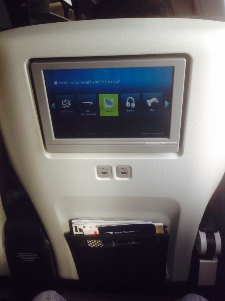 British Airways, Oneworld, World Traveller Plus, Dreamliner, 787-900, British Airways ervaringen, Londen, Newark, Upgrade, In-flight entertainment