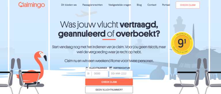 Claimingo - Een makkelijke manier om je vertraagde / gecancelde vlucht te claimen