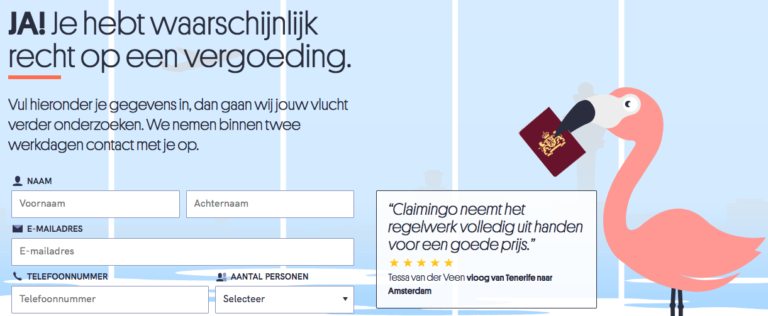 Claimingo - Een makkelijke manier om je vertraagde / gecancelde vlucht te claimen