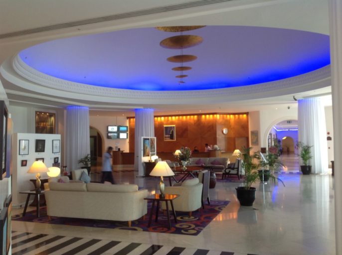 Hilton, Salalah, lobby, reception