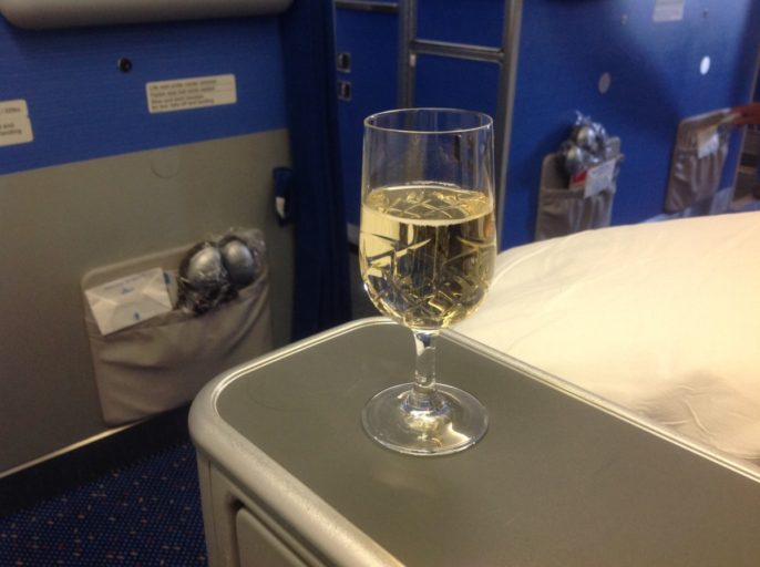 champagne, klm