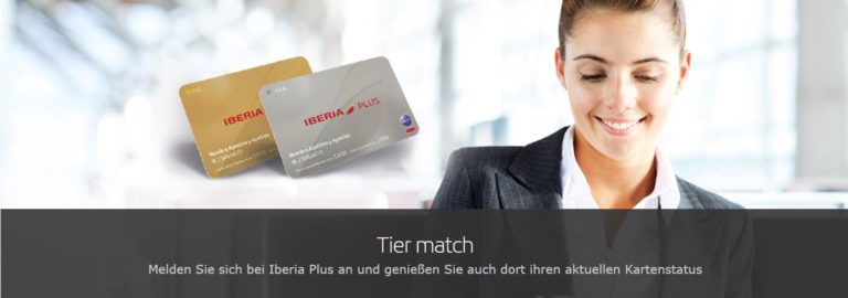 oneworld status match bij Iberia