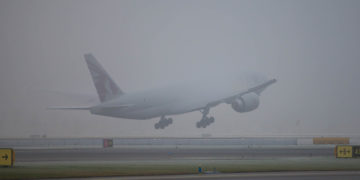 schiphol weer mist