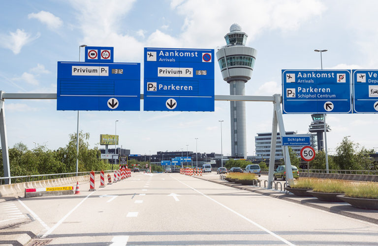 schiphol borden