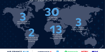 winterdienstregeling Air France KLM