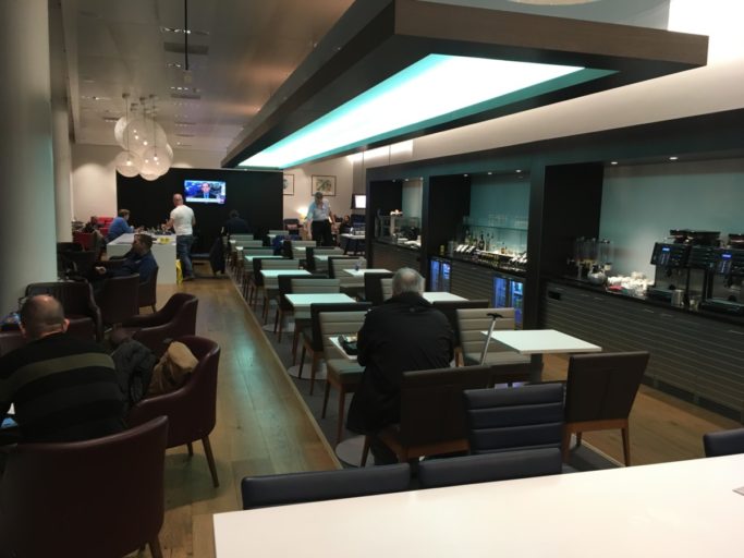 British Airways, lounge, Amsterdam, Schiphol