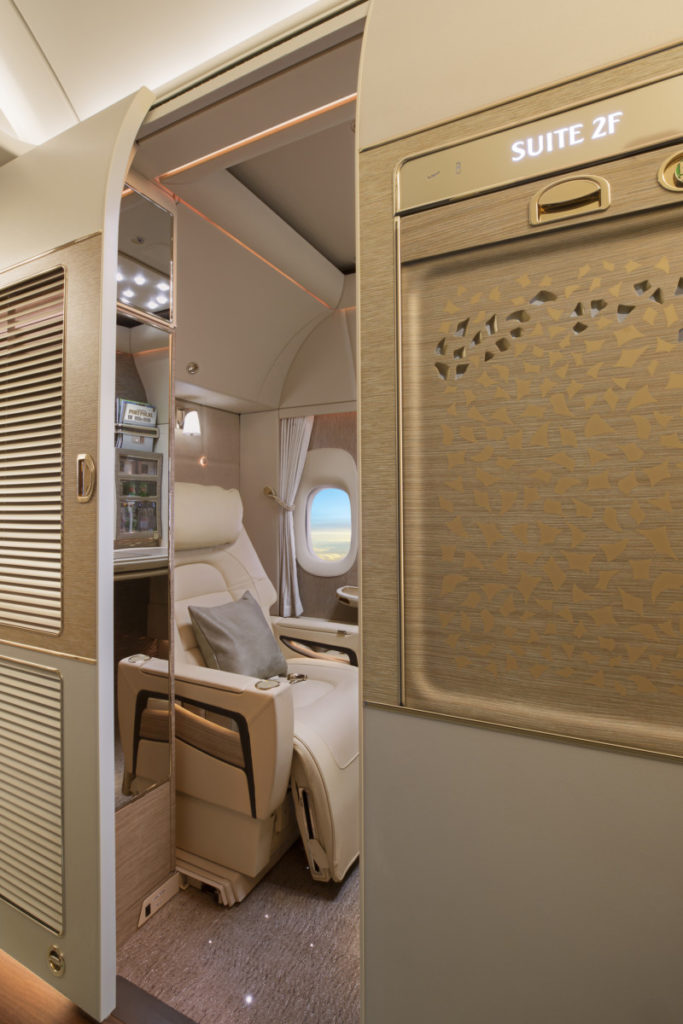 Emirates first class suite Boeing 777