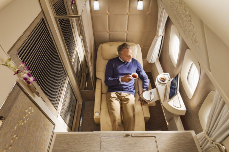 Emirates first class suite boeing 777