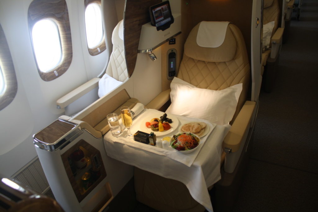 nieuwe Emirates Business Class