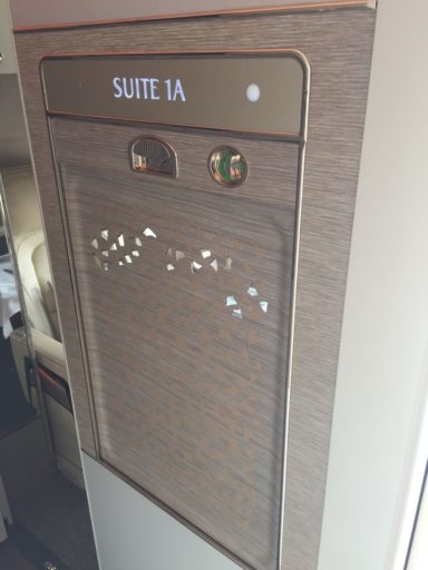 Emirates first class suite Boeing 777