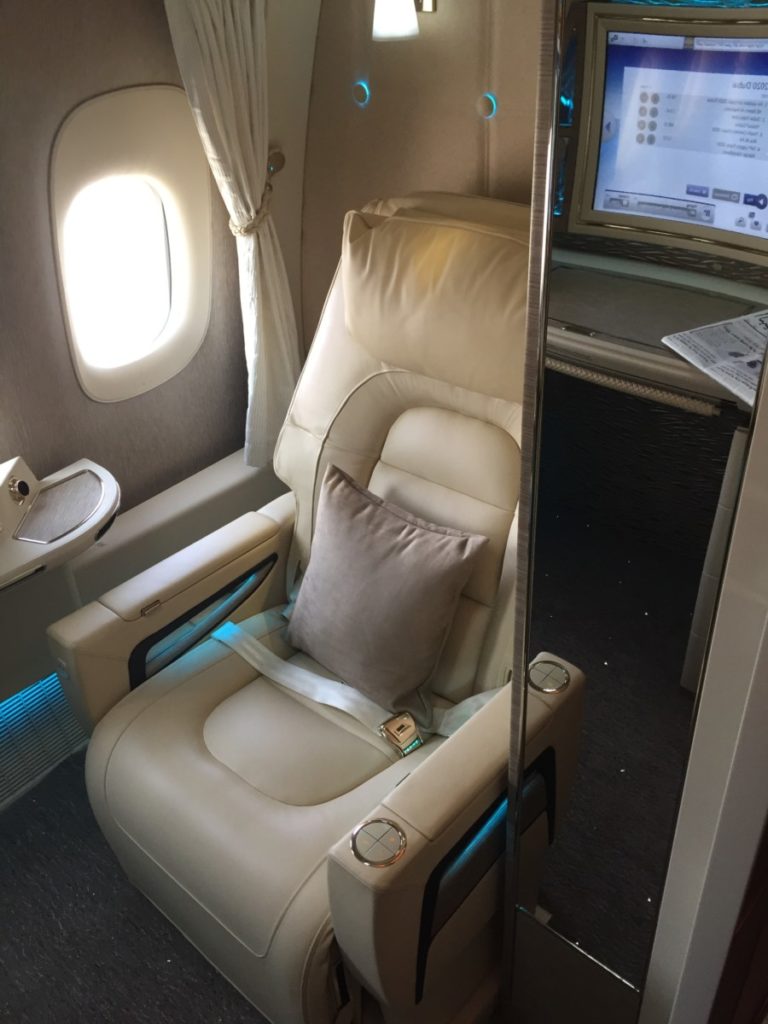 Emirates first class suite Boeing 777