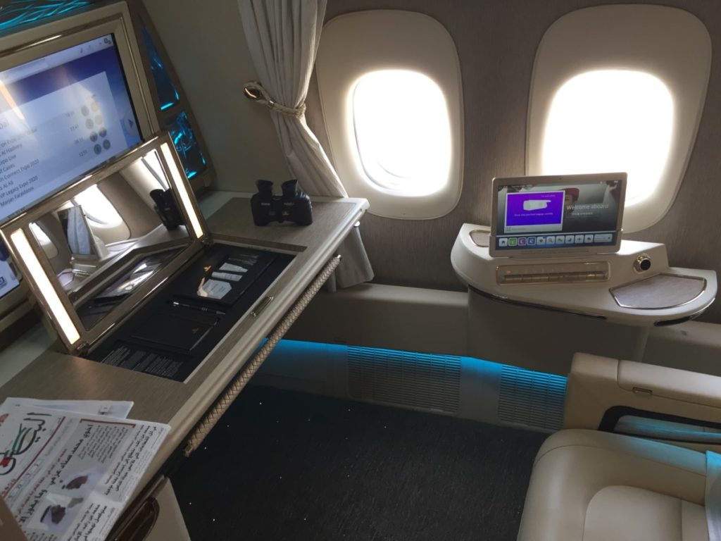 Emirates first class suite Boeing 777