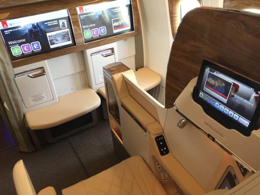 nieuwe Emirates Business Class