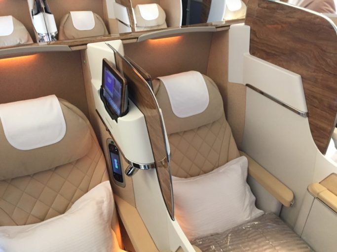 nieuwe Emirates Business Class