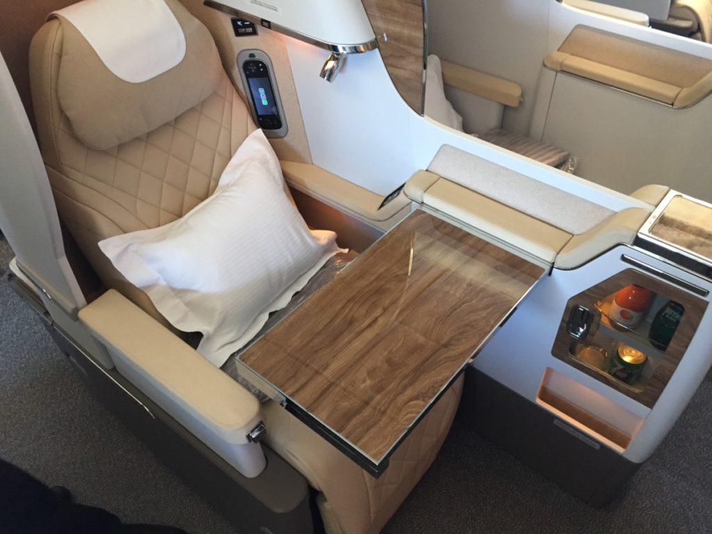 nieuwe Emirates Business Class