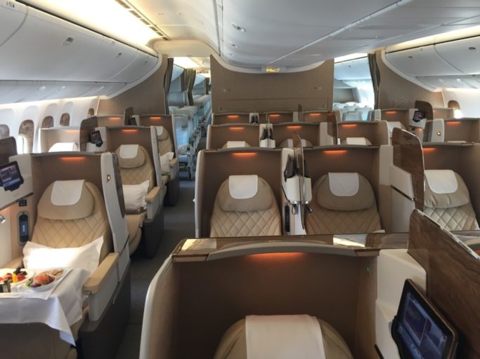 nieuwe Emirates Business Class