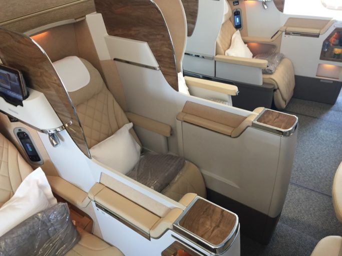 nieuwe Emirates Business Class