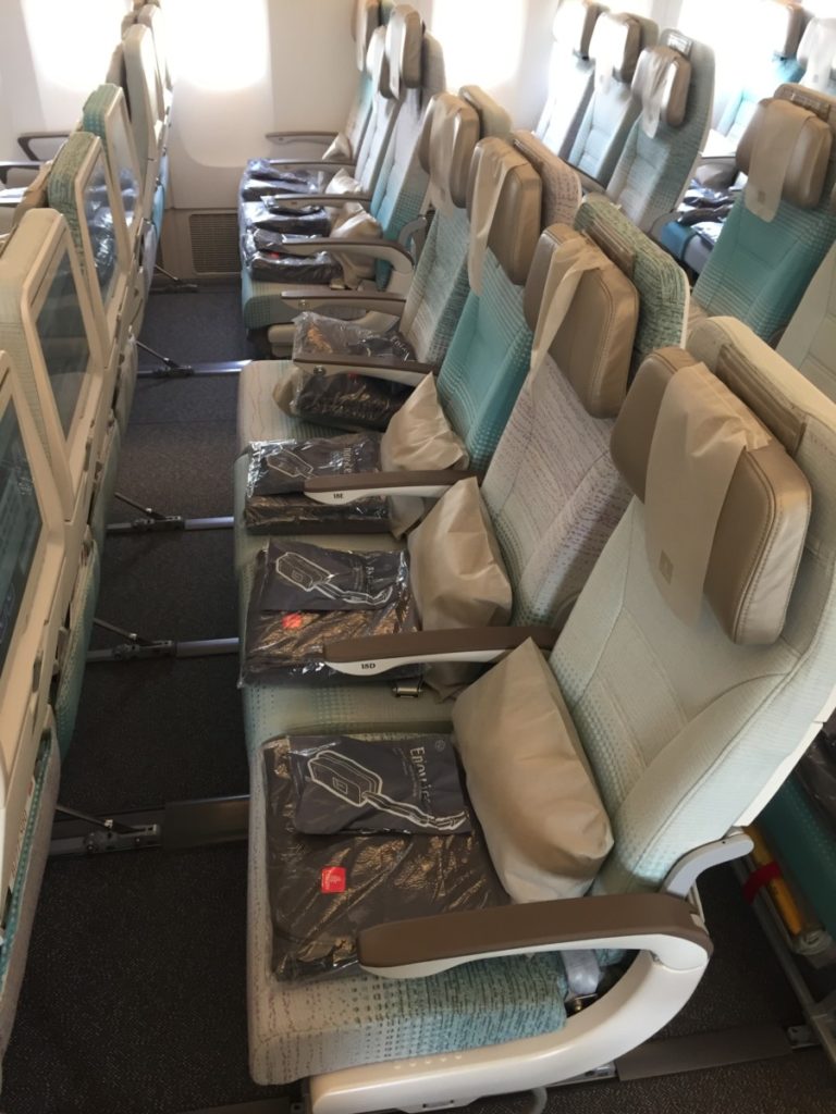 nieuwe Emirates Economy Class