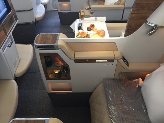 nieuwe Emirates Business Class