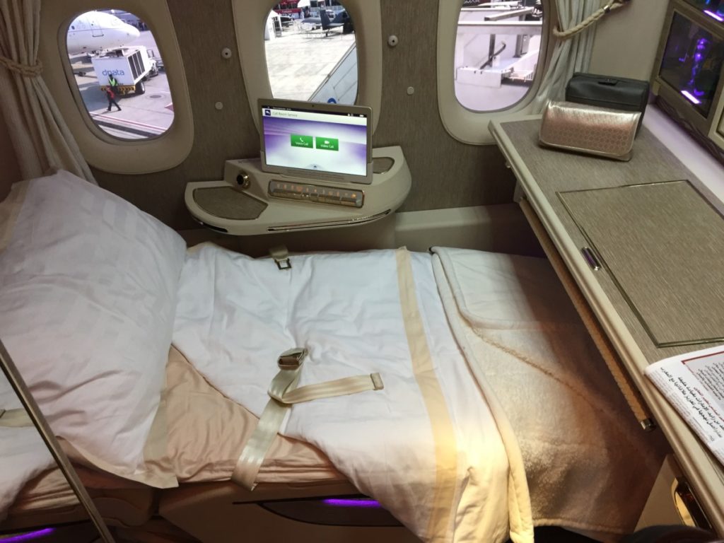 Emirates first class suite Boeing 777