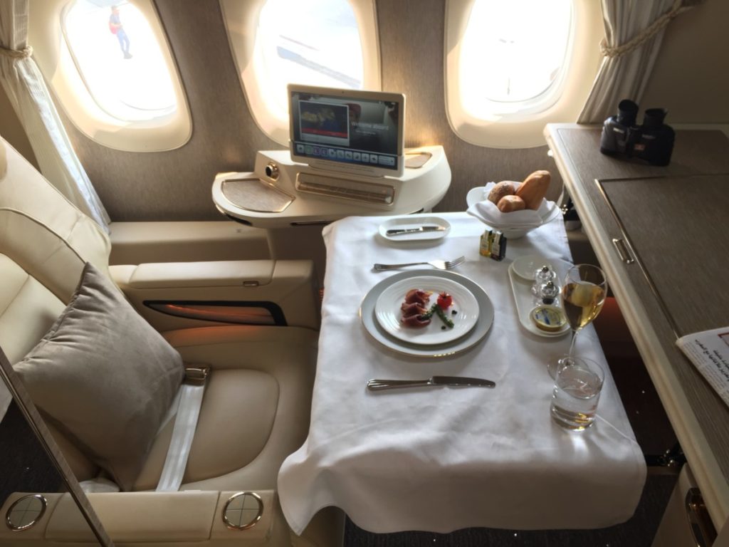 Emirates first class suite Boeing 777