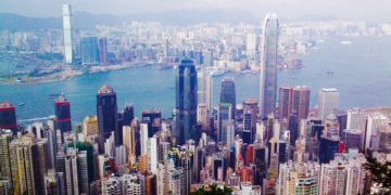 Peak, hong kong, uitzicht