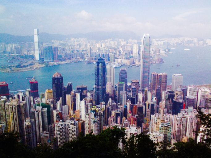Peak, hong kong, uitzicht