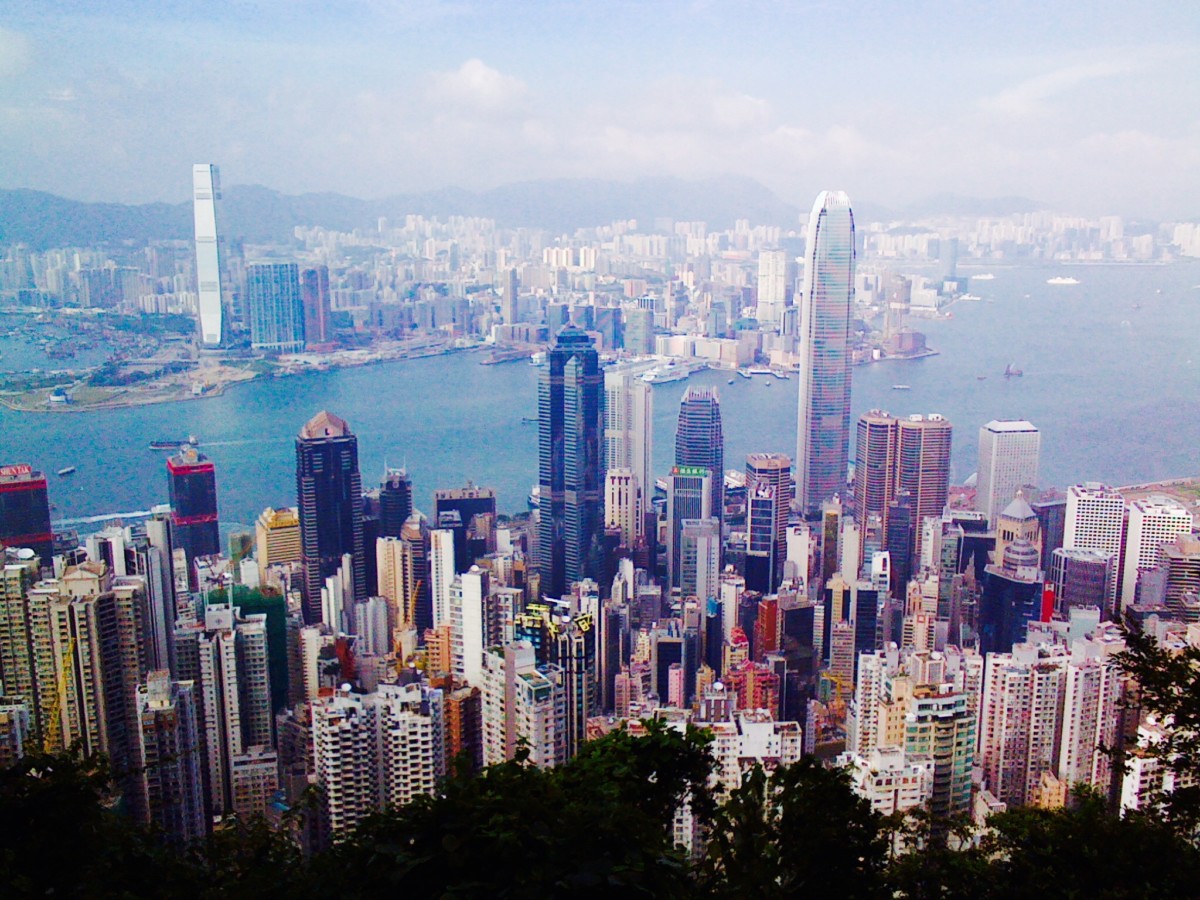 Peak, hong kong, uitzicht