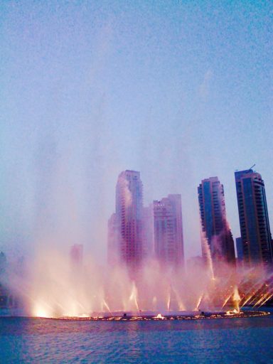 fontein,dubai, vuurshow