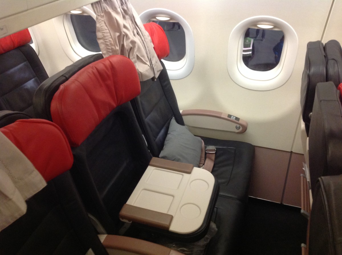 Turkish Airlines business class stoelen op de A320. InsideFlyer