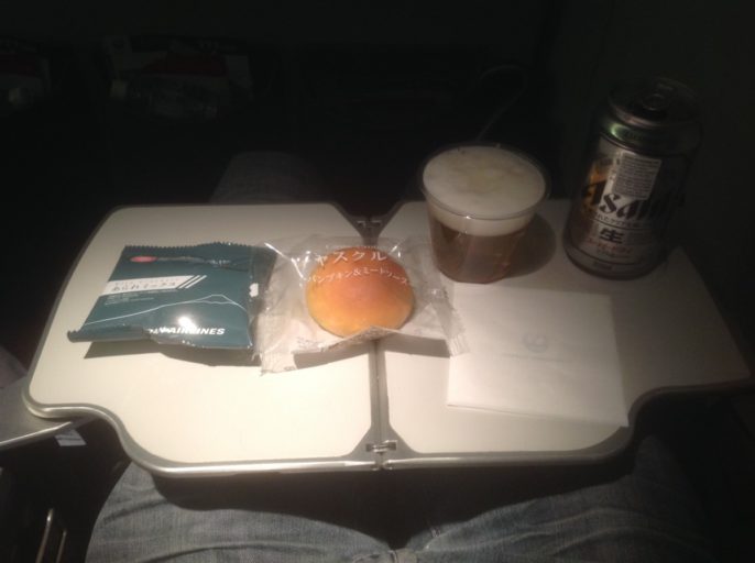 Japan Airlines, snacks, tokyo, bangkok