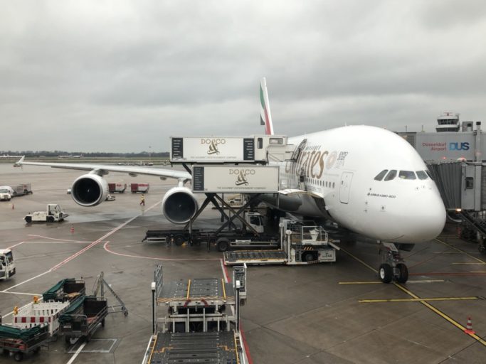 Emirates A380 Economy Class Dusseldorf Dubai