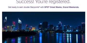 SPG Great Weeks Grand Weekends promotie