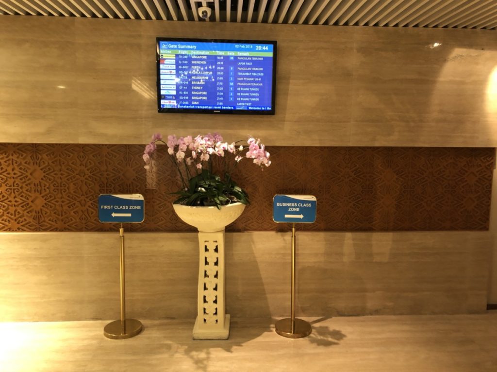 Garuda Indonesia Business Class Lounge Denpasar Bali