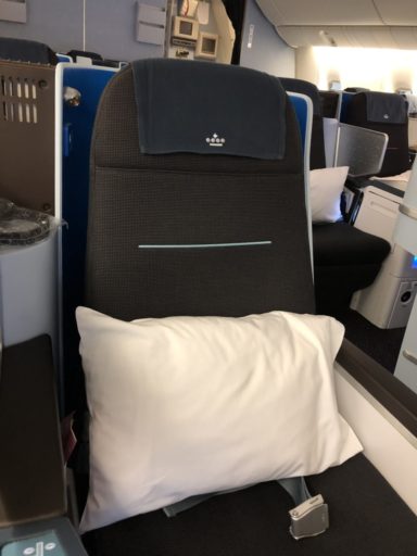 KLM World Business Class Boeing 777 Denpasar Singapore