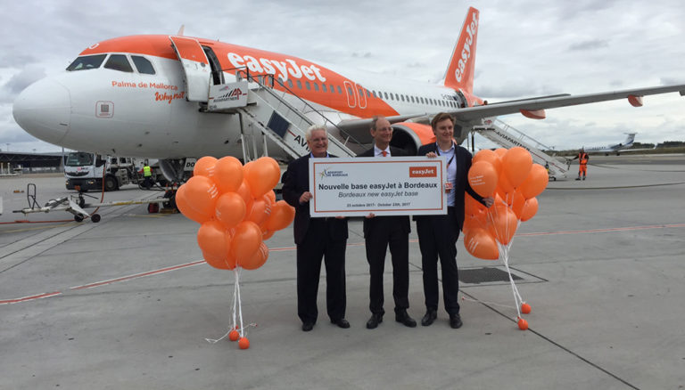 easyJet gebruik nieuwe basis in Europa