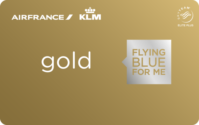 Flying Blue gold card new design