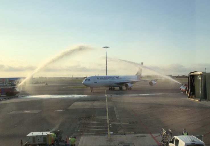 Air Mauritius A340 Amsterdam